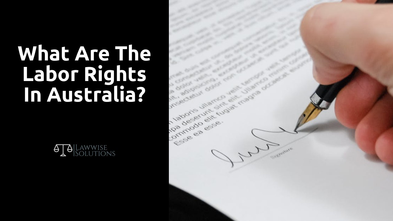 What are the labor rights in Australia?